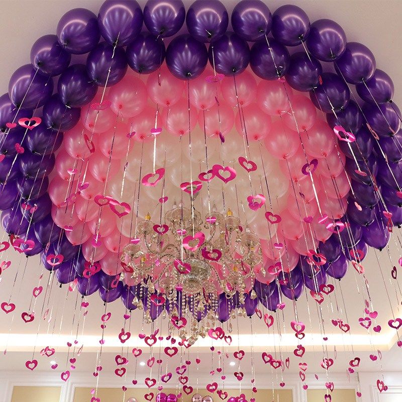 Wedding room decoration products Wedding wall Romantic balloon decoration Valentine's day wedding woman bedroom New home living room