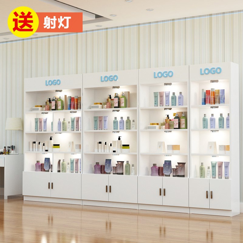 Cosmetics Display Cabinet Glass Cabinet Beauty Salon Korean