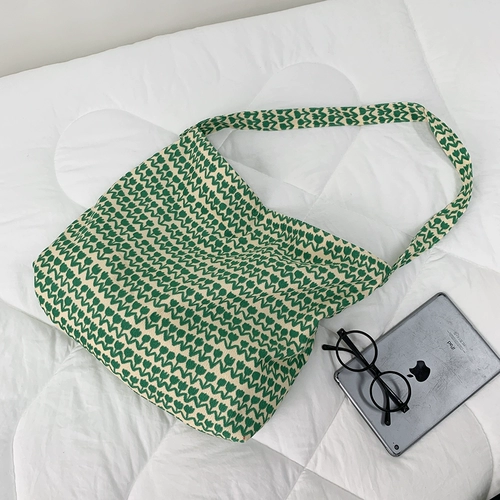 Мягкая сумка через плечо, вместительный и большой шоппер