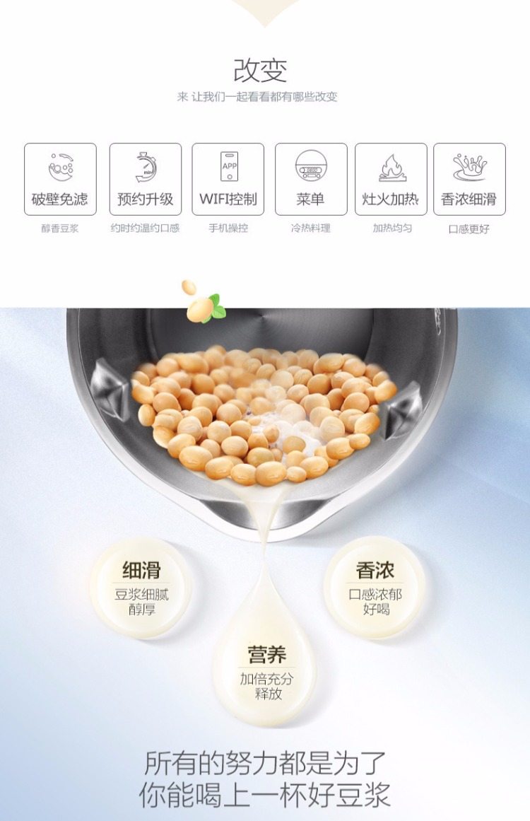 máy làm sữa hạt công nghiệp 9 Yang Soymilk home tự động thông minh tường bị hỏng bộ lọc đa chức năng bổ nhiệm cửa hàng flagship Q3 máy làm sữa đậu nành joyoung