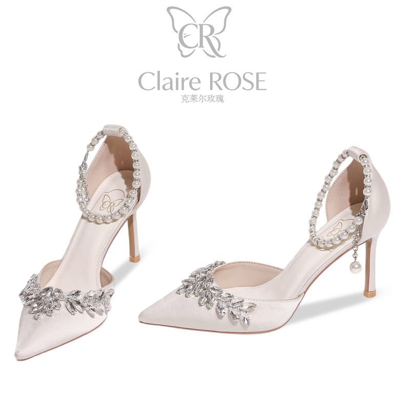 Princess Claire Rose Coronation Gift Box Crystal High Heels for Girls Stiletto Heels 18Th Birthday Gift Princess Claire Rose Coronation Gift Box Crystal High Heels for Girls Stiletto Heels 18Th Birthday Gift