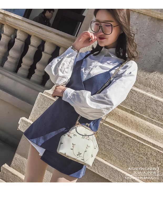 Vintage ren miệng túi vải vàng handmade thêu hoa ba chiều túi xách với túi sườn xám túi nhỏ mẫu túi xách đẹp 2021