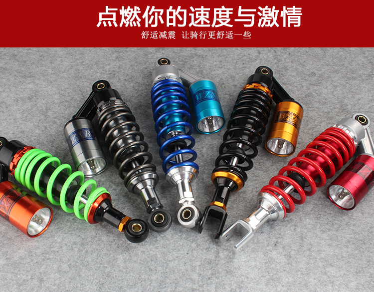 Sửa đổi túi khí xe máy điện sau khi giảm xóc sau giảm xóc nitơ WISP - Xe máy Bumpers giảm xóc xe máy tốt