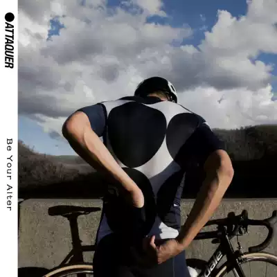 Allday spring and summer short-sleeved sunscreen cycling shirt Attaquer breathable perspiration road bike riding suit risbike