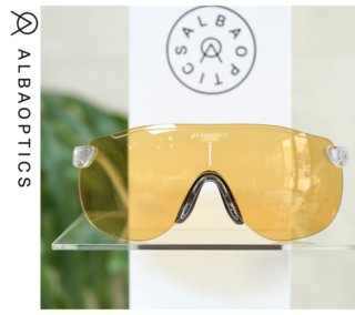 Stratos crystal frame cycling glasses outdoor windproof and sunscreen road bike running sports myopia sunglasses