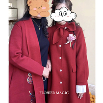 Tulip embroidery ball groom bride wedding ceremony bridesmaid simulation flower opening business chest custom word