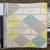 Black Diamond brick colored wallpaper personality KTV wallpaper entertainment room restaurant wallpaper TV wall background wallpaper