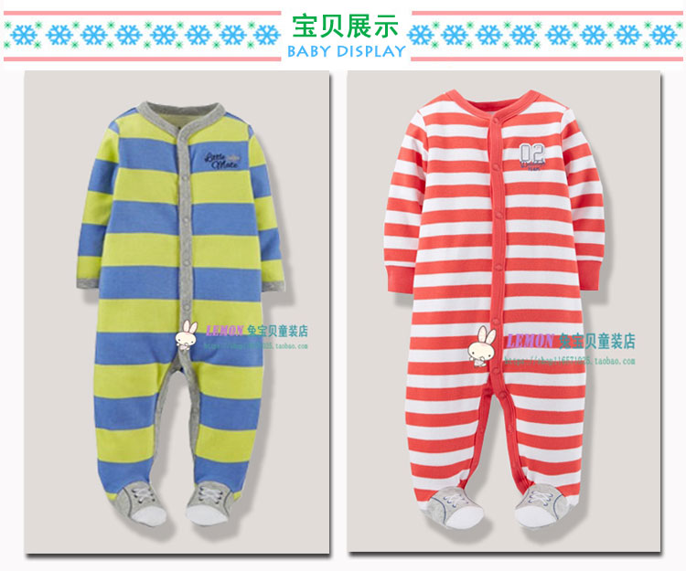 Babyiesies mùa xuân và mùa thu cotton tay dài chân nam và nữ bé quần áo trăng tròn leo núi romper quần áo sơ sinh bộ body suit cho bé nhật bản