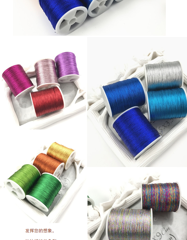 Tỏa sáng 3 sợi dây chuyền vàng và bạc dòng sao ánh sáng Tay bện dây phụ kiện vòng tay tự làm dây thừng vật liệu phong bì dòng - Vòng đeo tay Clasp gỗ huyết rồng