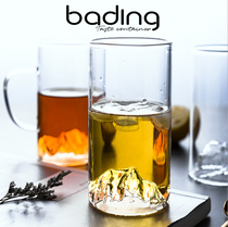Heat-resistant Borosilicate Glass Guanshan Cup Creative Straight Green Tea Cup New Cocktail Volcano Cup