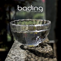 Japanese hammer mesh hand-made heat-resistant thickened glass small tea cup small capacity kung fu tea tea cup clear glass