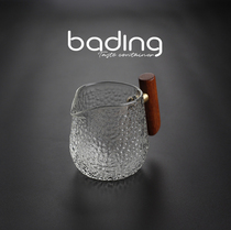 Customized High Borosilicate side glass Road Cup transparent thick tea sea heat-resistant male Cup creative kung fu tea set accessories