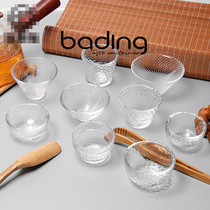 Japanese crystal transparent glass tea cup Master Cup individual Cup heat-resistant glass kung fu tea set tea cup single Cup