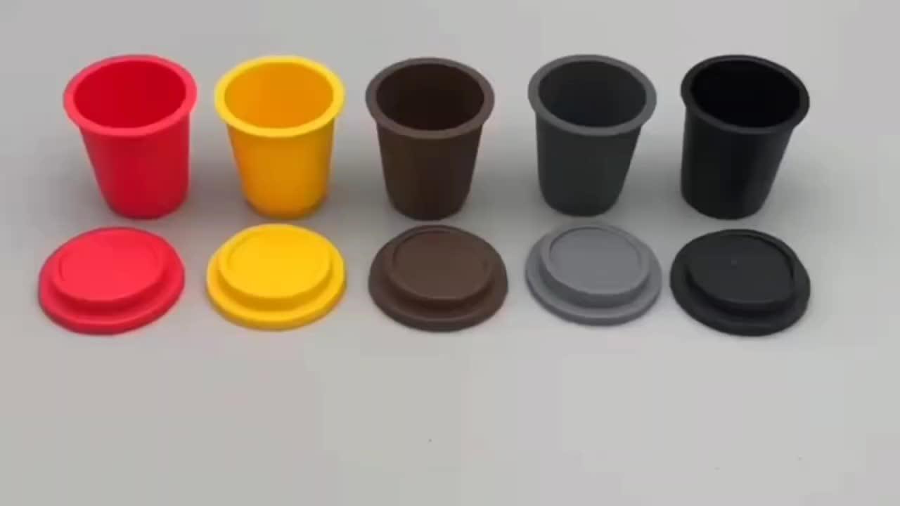 Reusable Coffee Capsule Cup 5g Coffee Powder Packaging Pp Food Grade