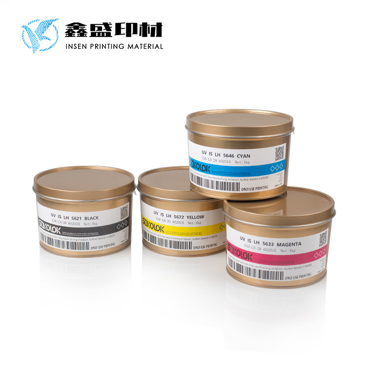 German SOKOLOK offset printing without halogen UV ink printed synthetic paper gold and silver jam film