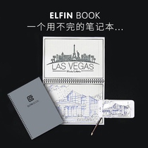 Elfinbook Magic Paper Repeatable Writing Notebook Combined with Smart App Management Creative Notepad