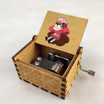 Anime Weird Town Cartoon Peripheral Music Box Creative Birthday Gift Wooden Music Box Customization