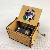 Anime Kobayashis Dragon Maid Peripheral Music Box Creative Birthday Gift Wooden Music Box Customization