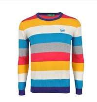 n a Nadia autumn sweater men and women couples pullover sweater simple striped round neck sweater WH31382