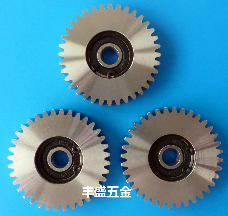 Large 36-Tooth/Electric Vehicle Motor Gear/Steel (Replaces Nylon)/Outer Diameter 47.5mm/36 Teeth/With Bearing