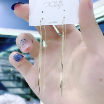 Premium design sensor high cold air flow soda throws the ear line of European and American fashion personality minimal in one hundred and thin earrings