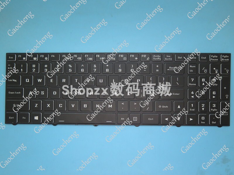 Suitable for Gaocheng Blue Sky Clevo Pc50Dd Pc51Df Pc70Dr Laptop Keyboard Us Jp Po