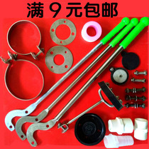 Stainless steel shaker manual shake water pump pressure well pump well head leather bowl leather pad leather ring hanging core handle accessories