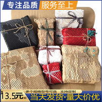 Honeycomb Wrapping Paper Cushion Honeycomb Paper Grid Eye Easy To Crub Packed Cow Leather Packing Kraft Paper Filling Gift Paper