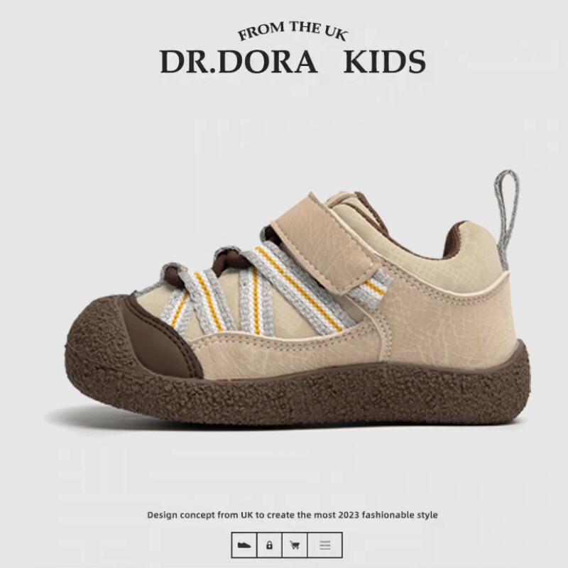British Dr.Dora Spring and Autumn Shoes for 1 to 3-Year-Old Babies, Boys' Hiking Shoes, Casual Soft-Soled Sports Shoes, Girls' Toddler Shoes British Dr.Dora Spring and Autumn Shoes for 1 to 3-Year-Old Babies, Boys' Hiking Shoes, Casual Soft-Soled Sports Shoes, Girls' Toddler Shoes