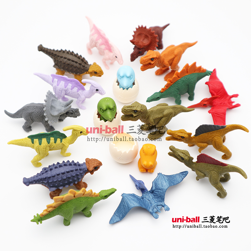 Iwako Japanese Eraser Dinosaur Tyrannosaurus Stegosaurus Triceratops Pterosaur Toy Model Male Kindergarten Gift