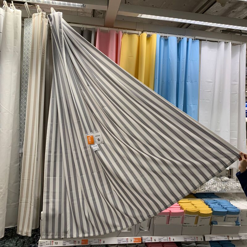 Fake One, Get Six Times the Punishment Shanghai Ikea Ikea Home Furnishings New Product Stadibio Shower Curtain Bathroom Waterproof Curtain Cloth Fake One, Get Six Times the Punishment Shanghai Ikea Ikea Home Furnishings New Product Stadibio Shower Curtain Bathroom Waterproof Curtain Cloth