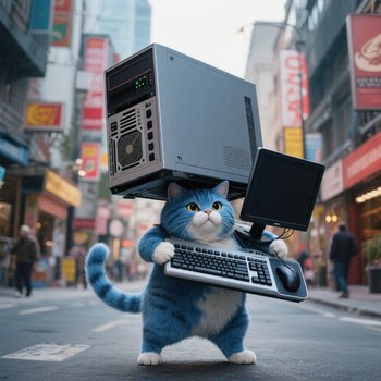 Computer host desktop complete set for office and home use