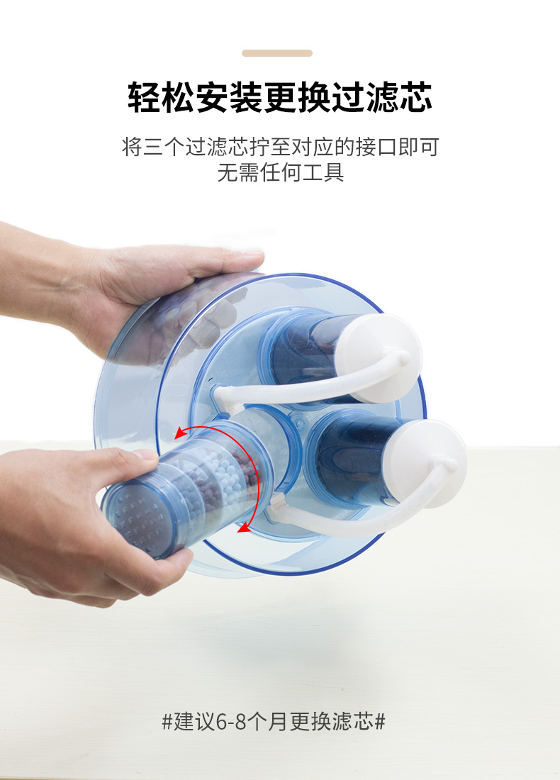 Máy lọc nước để bàn nhỏ gọn 939W hộ gia đình nhỏ lọc nước tự động thùng nước máy tính để bàn - Nước quả bình nước tạo kiềm cầm tay