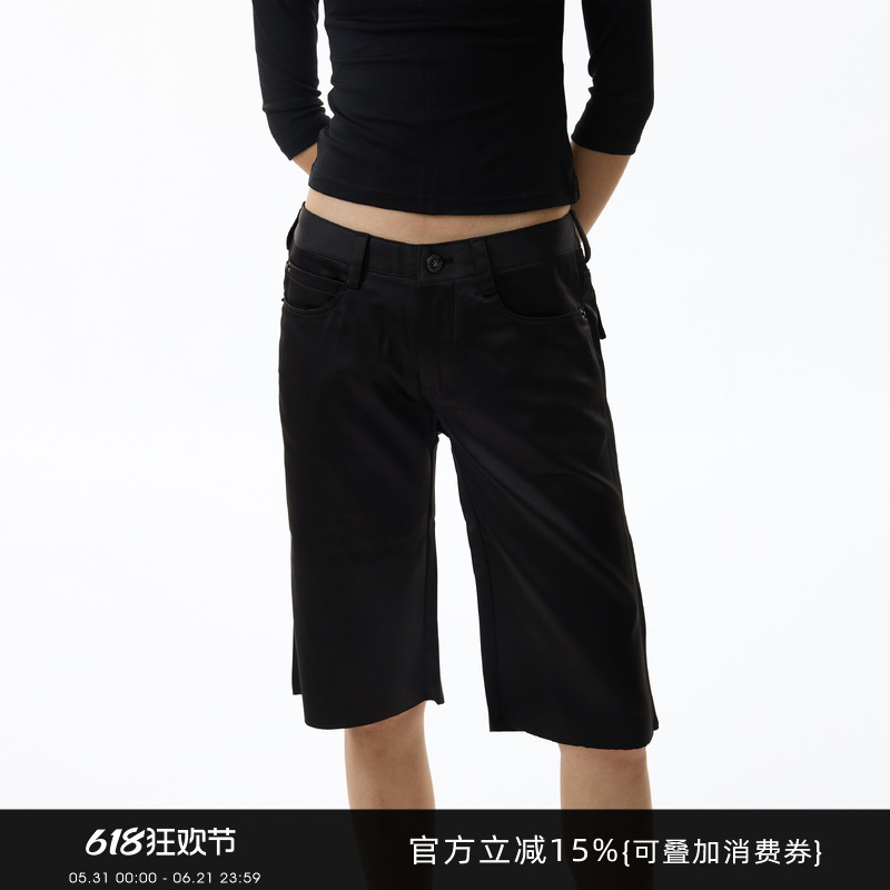 Gogoburn Black Low-Waisted Straight-Leg Casual Suit Pants for Women 2026 Summer Commuting Loose Versatile Five-Point Pants Gogoburn Black Low-Waisted Straight-Leg Casual Suit Pants for Women 2026 Summer Commuting Loose Versatile Five-Point Pants