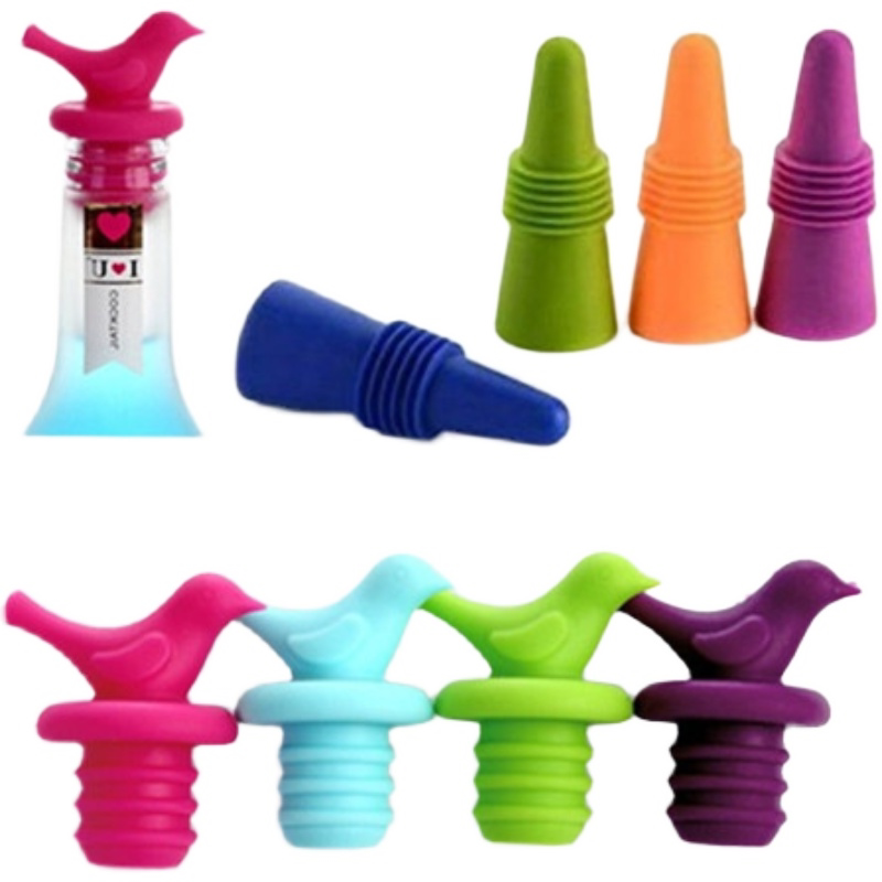 18-19m Cork Pigeon Stopper 20 -- 22m Tapered Stopper Silicone Stopper Wine Bottle Stopper 2 Small Bird Plug Universal Stopper