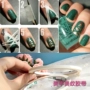 Nail Tool Ice Sticker Masking Băng Tạo mẫu Nail Nail Keo Tool 17m 0,5cm1.2cm cọ bản nail