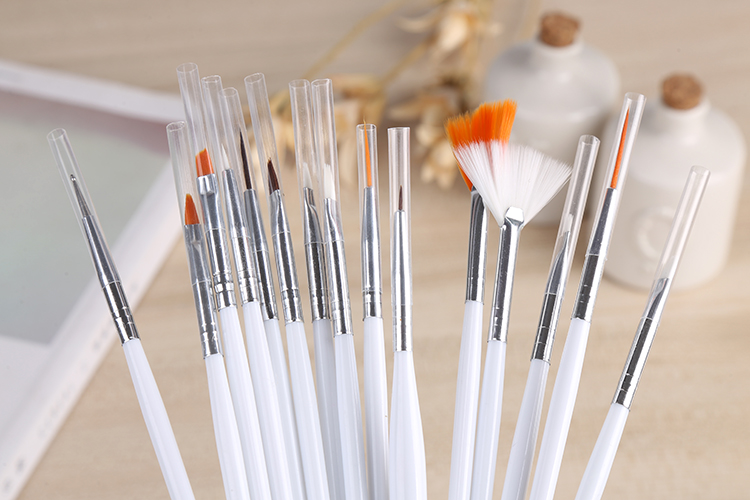 Nail Art Tool Người mới bắt đầu Đặt Bút vẽ Bút Kéo Bút Pha lê Bút Điều trị Ánh sáng Bút 15 Gói Đặt Bút - Công cụ Nail dụng cụ làm nail