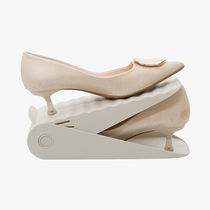 Simple household shoes storage artifact shoe cabinet partition shelf space Slipper rack shoe support