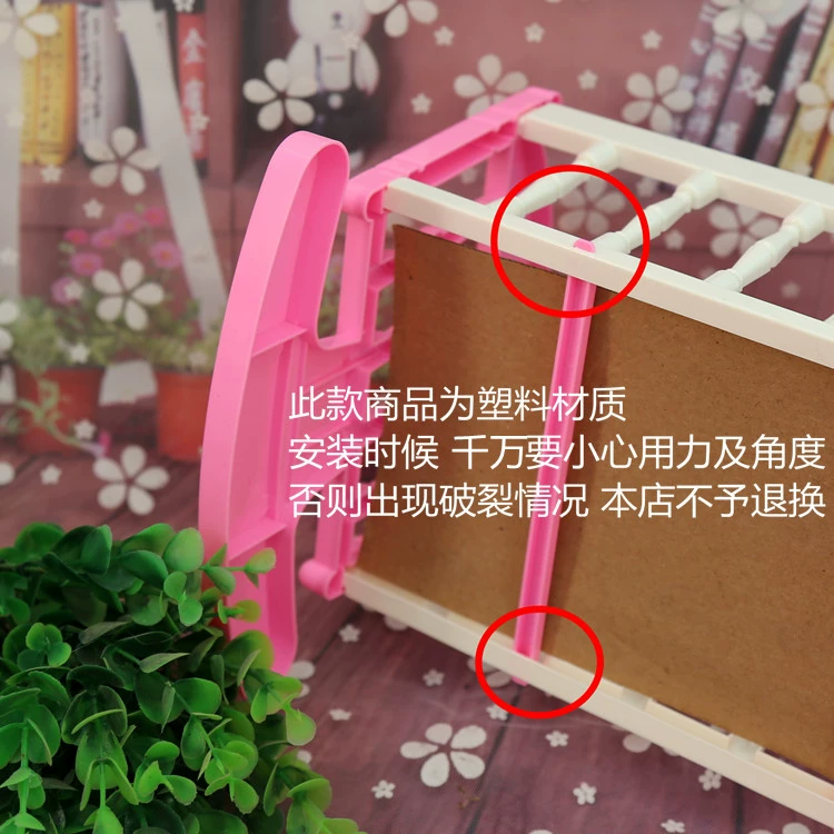 Milu búp bê phụ kiện Xiaomei Le ma thuật chai dao kéo bồn tắm phụ kiện tóc chơi cô gái đồ chơi giường ghế