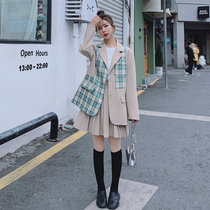 MAJE KARA small suit suit woman 2021 early spring new reduced age net red west suit plexus two sets