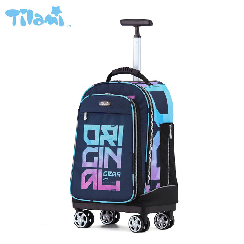 U.S. TILAMI junior high school student trolley bag silent universal wheel large-capacity travel trolley case