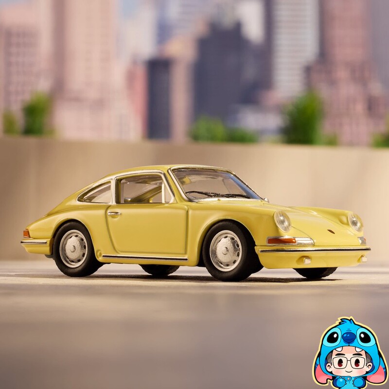 Hot Wheels 911 Moma Porsche Co-Branded Hotwheels 911 Coupe1:64 Metal Model