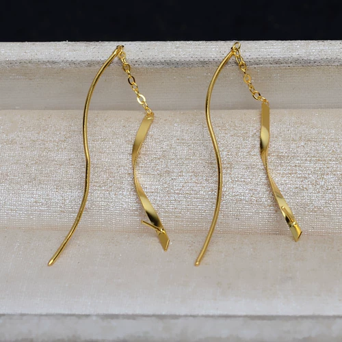 S925, длинные серьги с кисточками из жемчуга, аксессуар, аксессуары, серебро 925 пробы, простой и элегантный дизайн, DIY