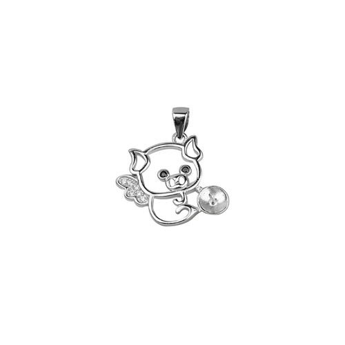 Подвеска из жемчуга, аксессуар, аксессуары, серебро 925 пробы, китайский гороскоп