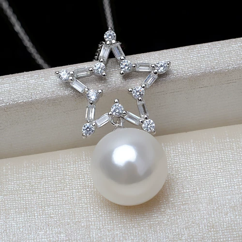 Подвеска из жемчуга, аксессуар, аксессуары, серебро 925 пробы, китайский стиль