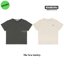 Spanish The New Society parent-child wear basic casual short-sleeved T-shirt autumn and winter pure cotton top