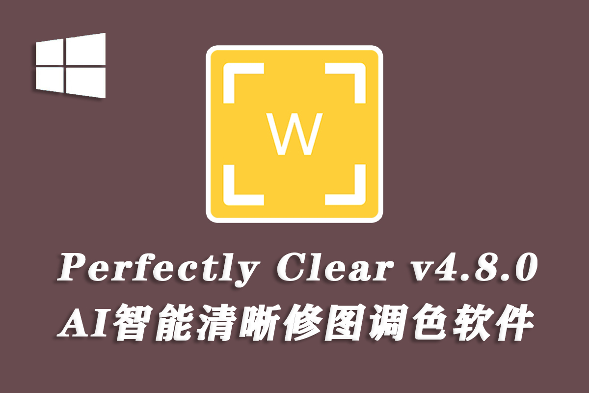 【调色软件】Perfectly Clear WorkBench v4.8.0.2835 AI智能清晰修图软件 WIN 中文版
