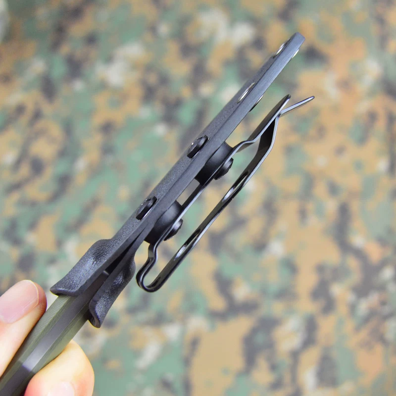 K-стойка из нержавеющей стали back clip DIY многофункциональный нож EDC клип-набор ножа чехол MOLLE быстрого вытягивания поясной клип