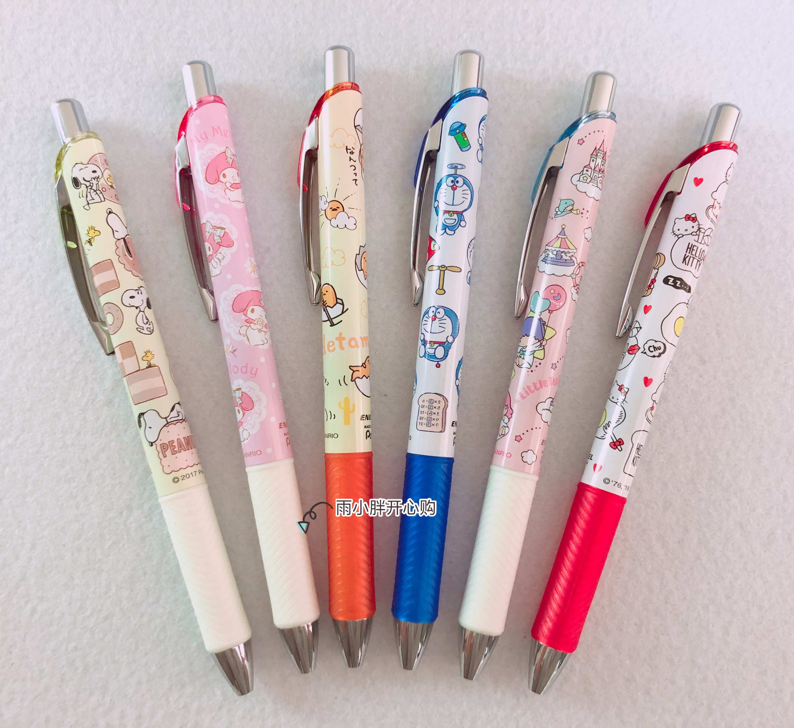 Sanrio Sanrio limited made in Japan Patong cooperation limited edition energel gel pen 0 5mm black core