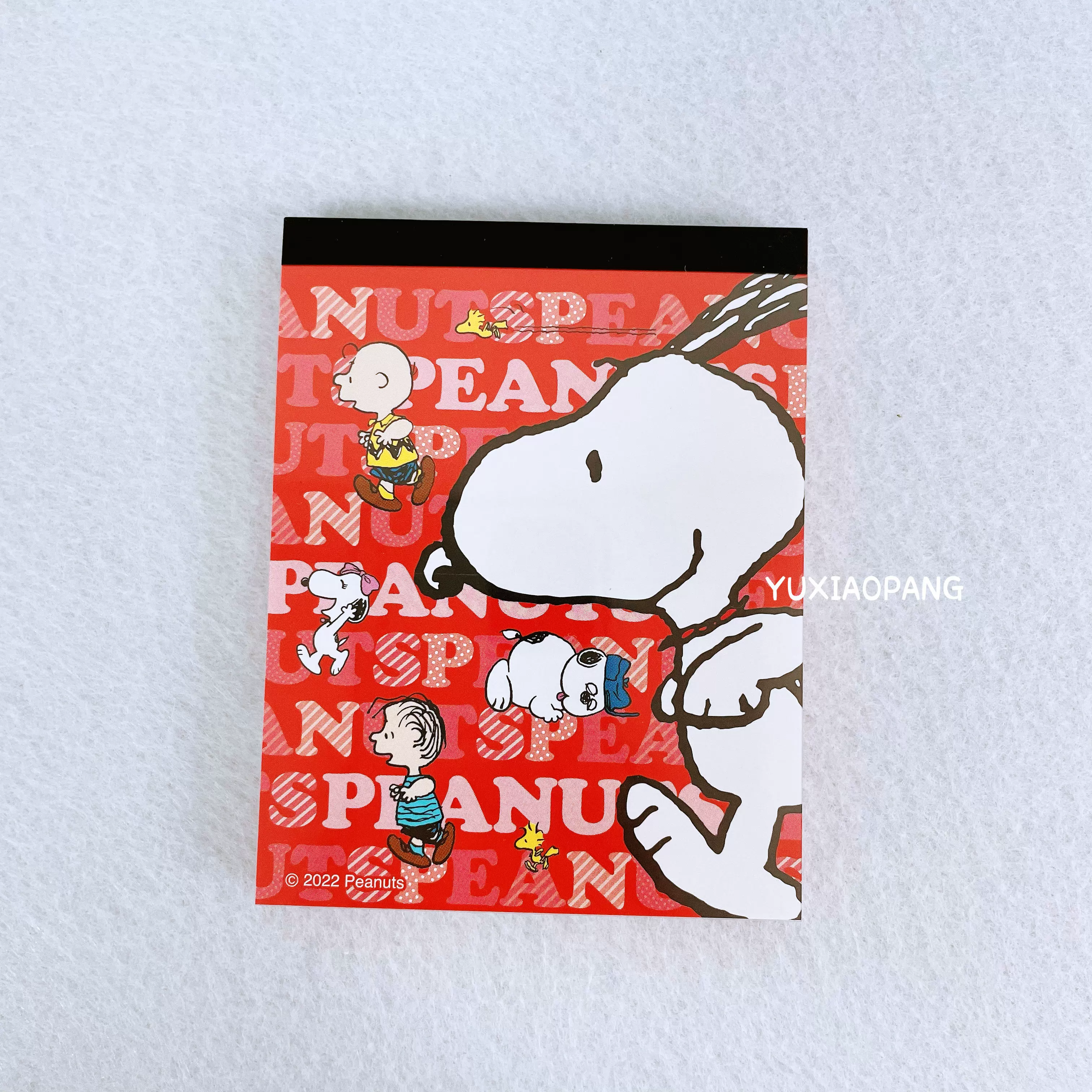 史努比限定 日本制 限量款snoopy卡通人物mini便签本彩页100张
